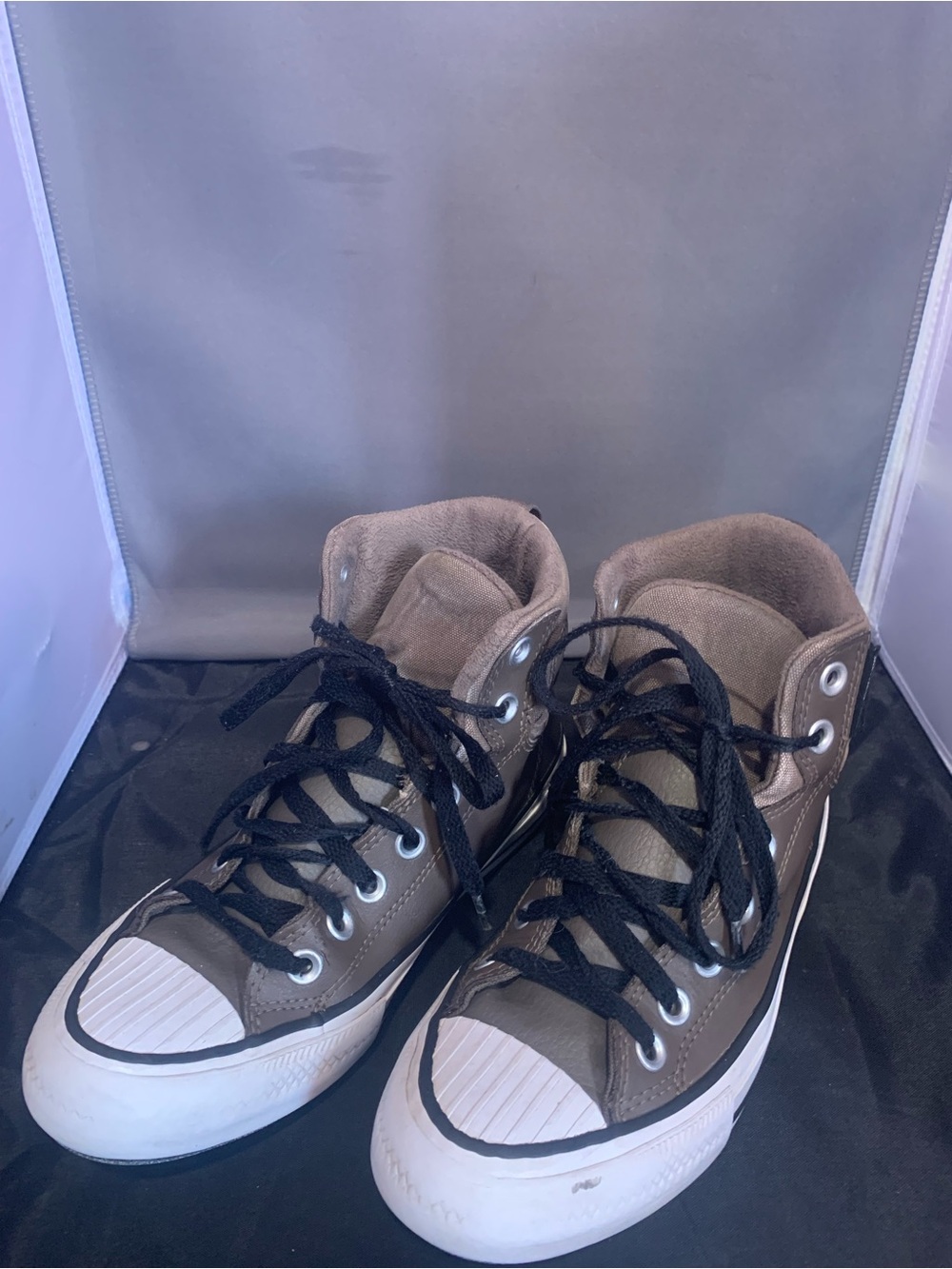 Youth Converse Chuck Taylor All Star Berkshire Boot in Engine-Smoke Brown